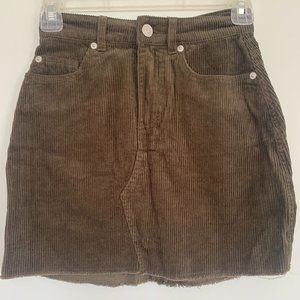 Corduroy Skirt